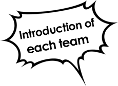 Introduction of each team